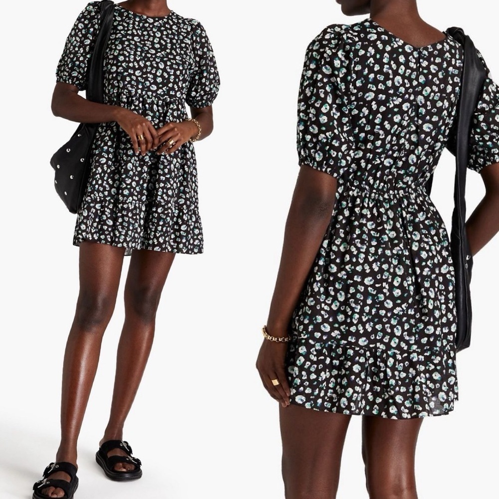 ba&sh Black and White Mini Dress